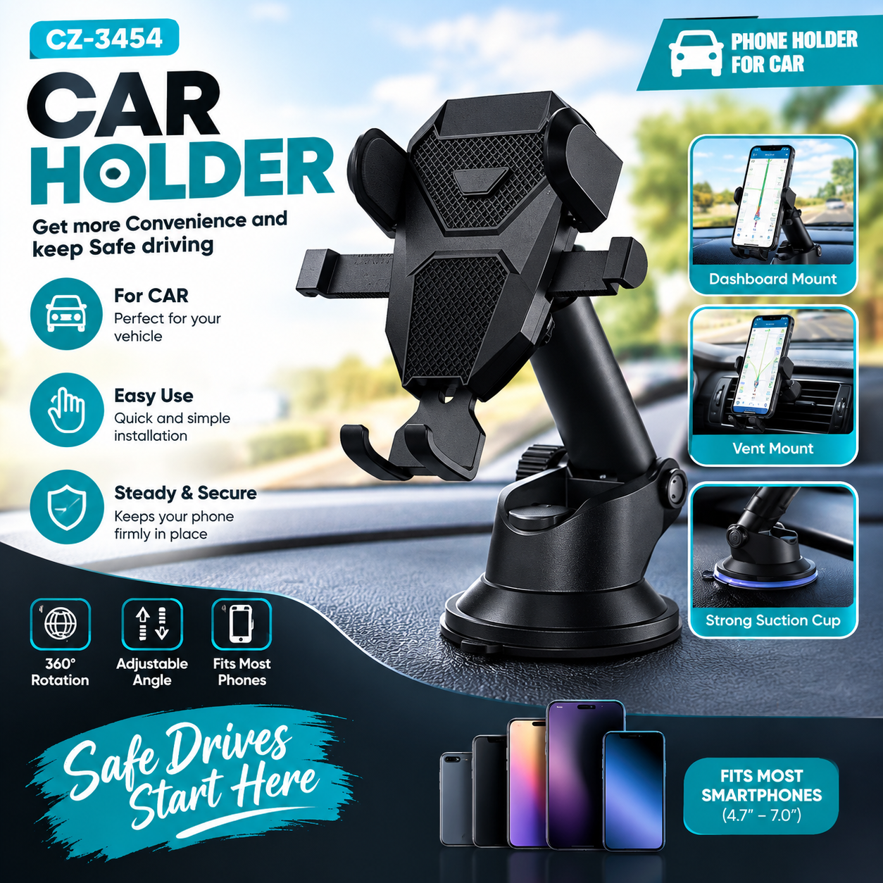 NG115 Car Holder